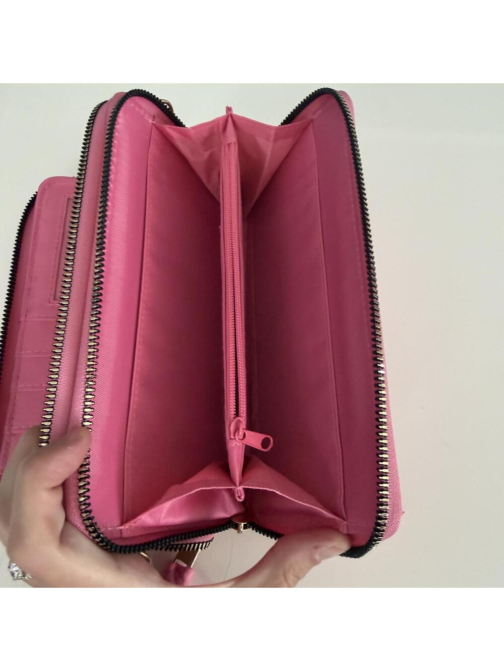 Simply Southern Pink Quilted Wallet with Shell Pattern - Picture 3 of 7